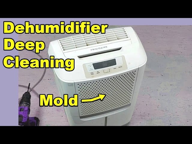 How I Cleaned a Dehumidifier - Deep Cleaning Moldy Coils, the Bucket, and the Filter - YouTube